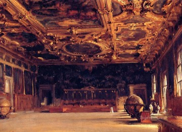 ドゥカーレ宮殿の内部 ジョン・シンガー・サージェント Oil Paintings
